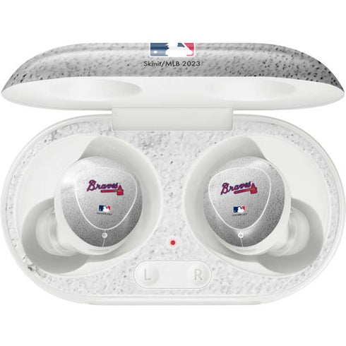 MLB Atlanta Braves Game Ball Galaxy Buds Plus Skin